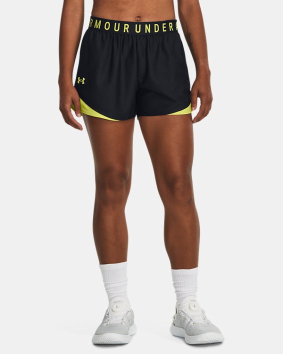 Women's UA Play Up 3.0 Shorts, Black, pdpMainDesktop image number 0